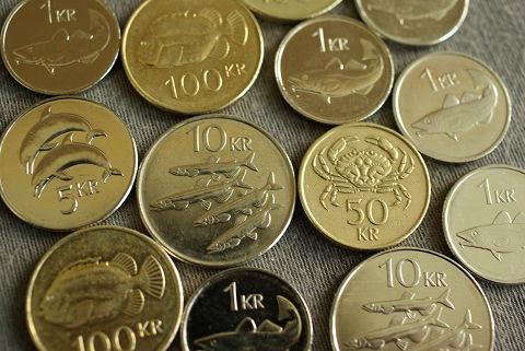 Islandské mince Cena