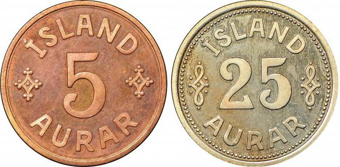 litet mynt av Island