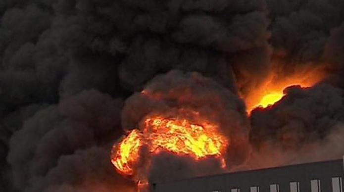 A szentpétervári tűz most Vyborgban van