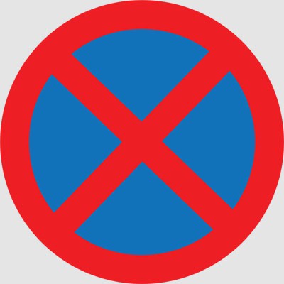 Halt und Parken verboten