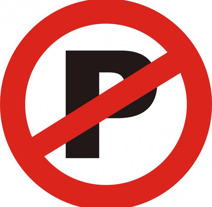 žádné zastavení a parkování znamení