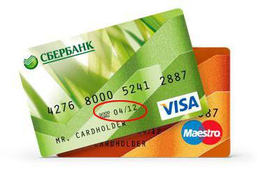 Sberbank-creditcard is verlopen