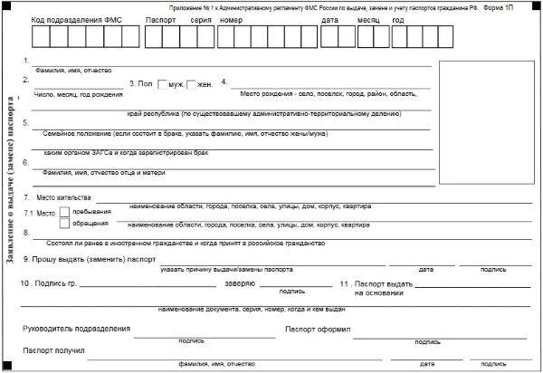 Passport Replacement Application