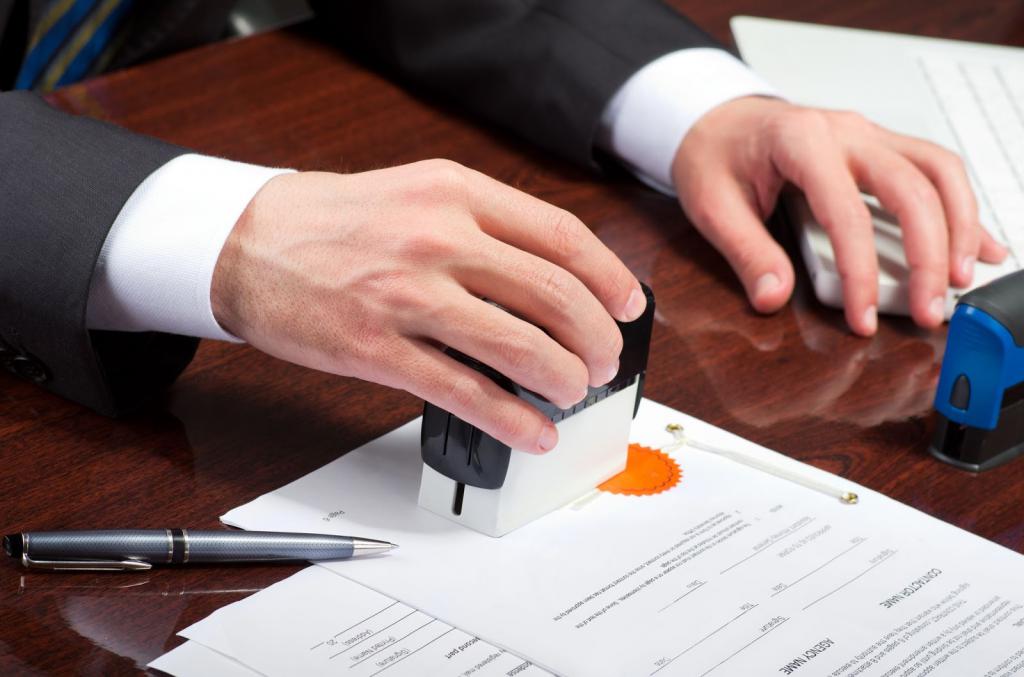 Tilltala en notarie under verkställandet av en testament