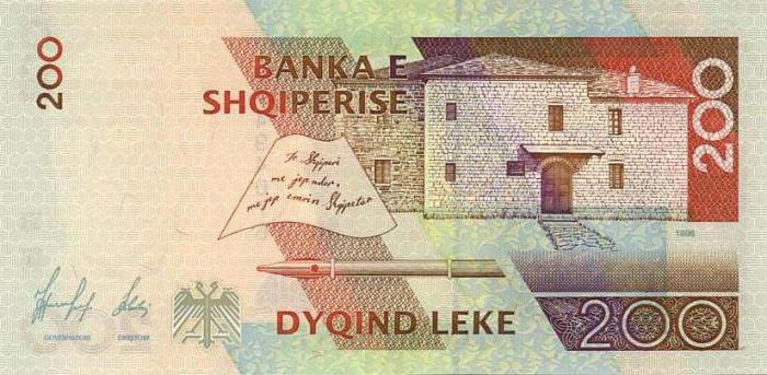 Albánia nemzeti valutája