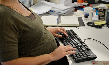 Arbeit von schwangeren Frauen