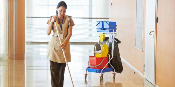 official duties of office cleaners
