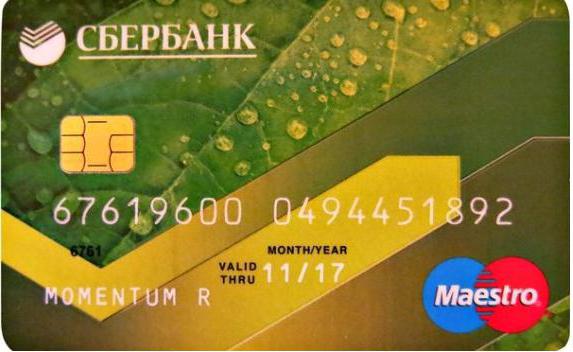 Sberbankkarten für Senioren