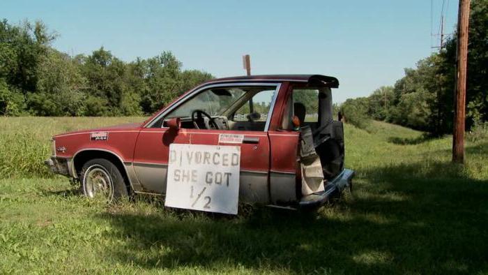 section de voiture après le divorce