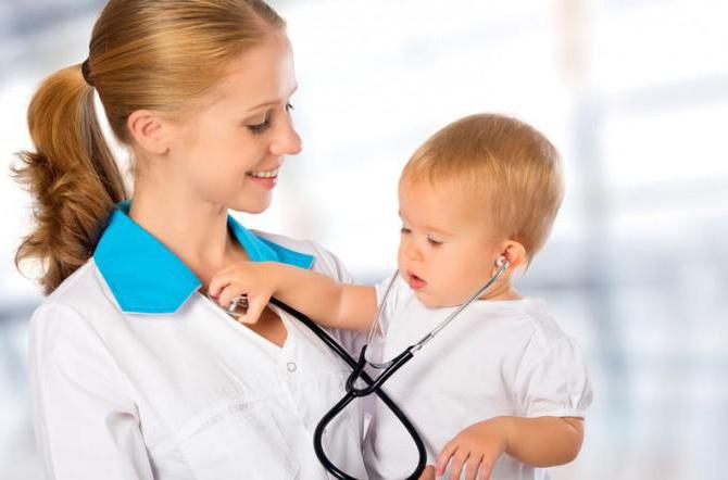 médecins d'enfants: spécialités