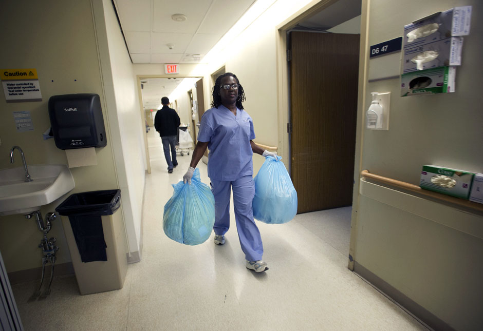 Clinic garbage collection