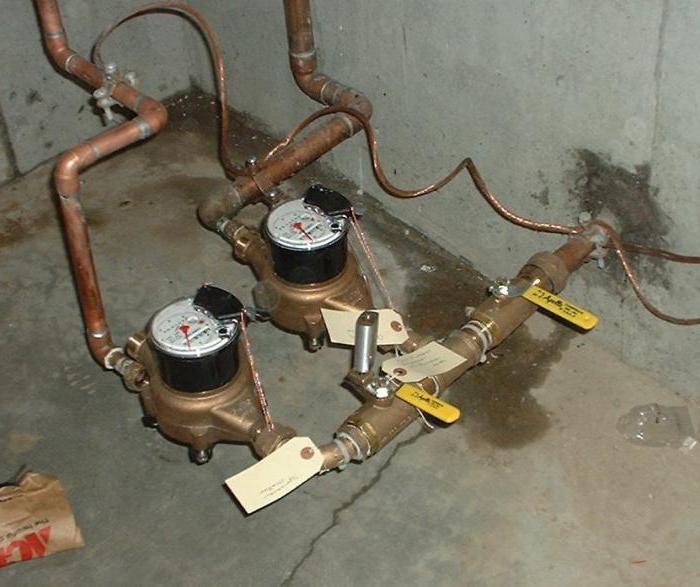 regels voor het installeren van watermeters in een appartement in Moskou