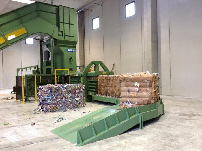 hydraulic waste paper press