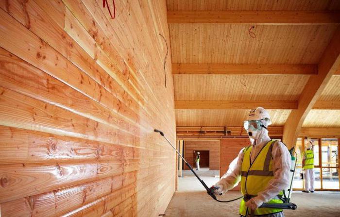 Brandschutzbehandlung von Dachbauten aus Holz