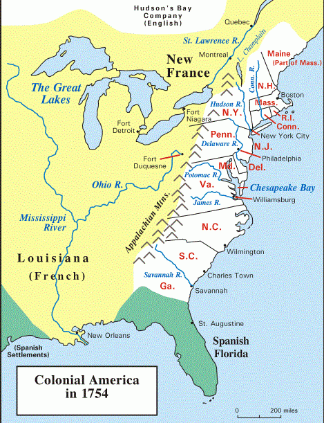 خريطة مستعمرة