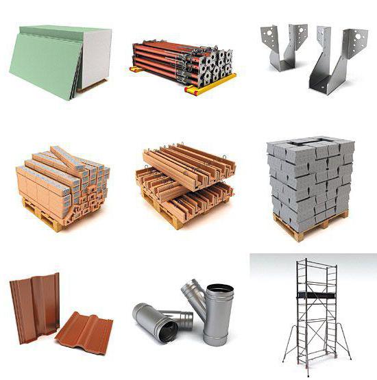 أنواع مواد البناء