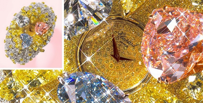 rellotge de canell amb diamants