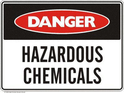 kémiailag veszélyes tárgyak