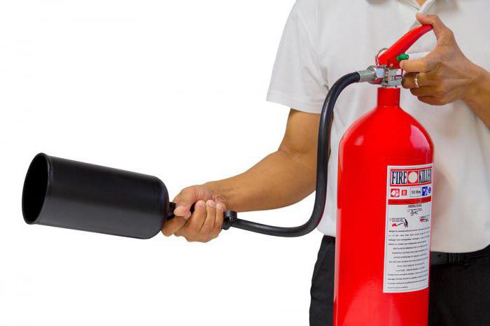 carbon dioxide fire extinguisher instruction
