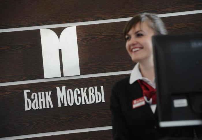 A Bank of Moscow fióktelepei Moszkvai VAO-ban