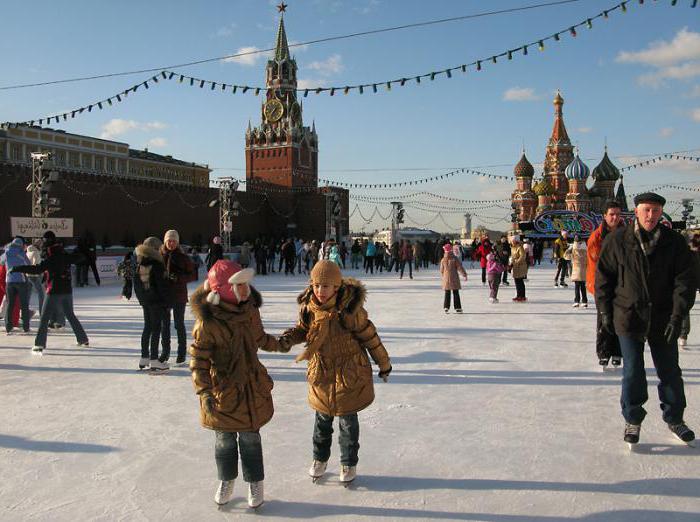 wanneer open gratis ijsbanen in Moskou