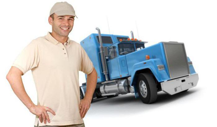 popis práce řidiče kamionu