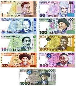 měna Kyrgyzstánu