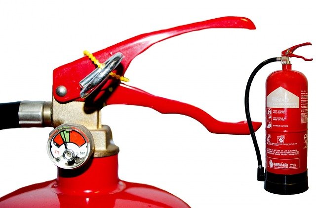 a tűzoltó készülékek típusa, sorrendje és ellenőrzésük gyakorisága