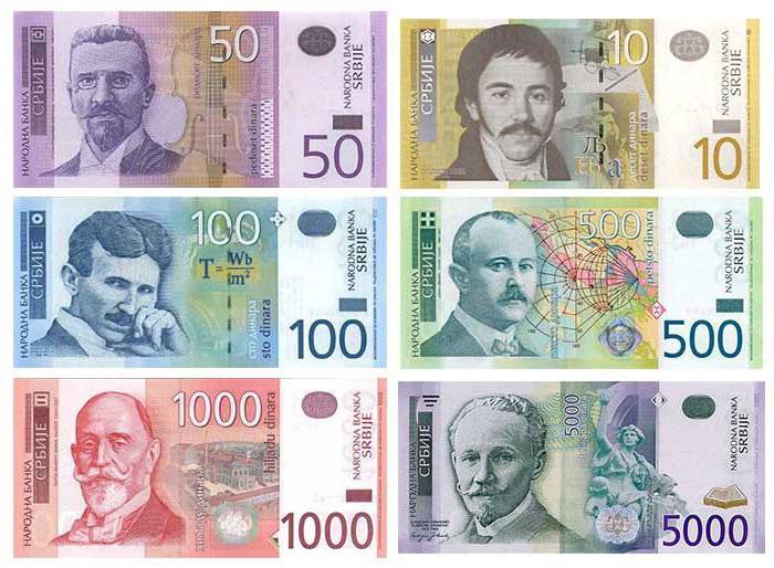 Währung von Serbien