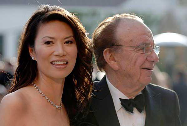 Rupert Murdoch a épousé Wendy Deng