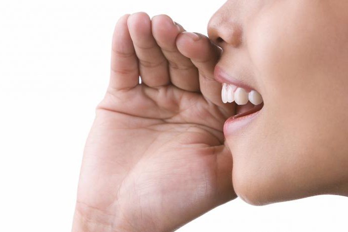 účinok ústnej dutiny