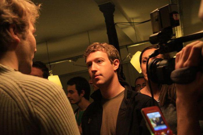 Mark Zuckerberg sur Facebook