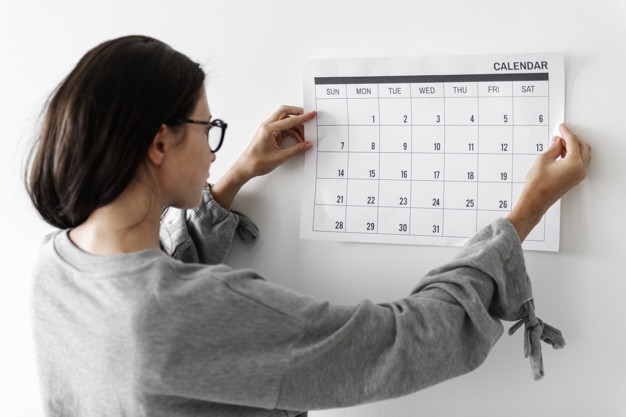plánování kalendářního dne