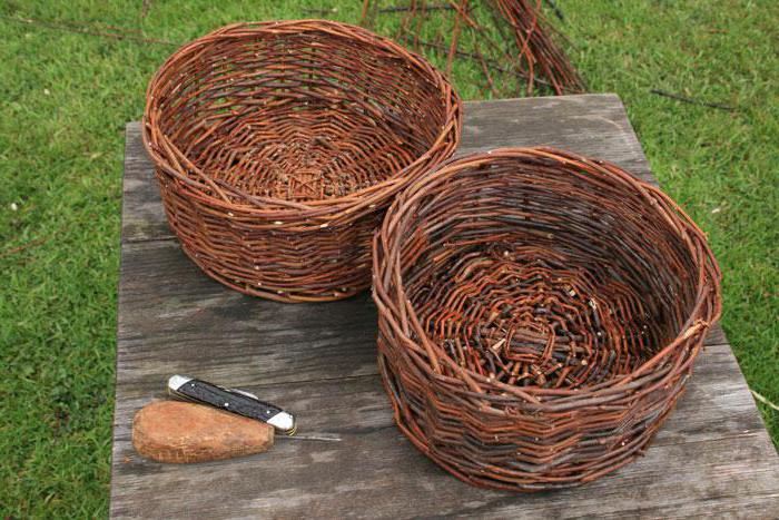 do-it-yourself willow basket weaving