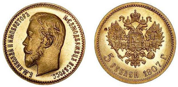 kopieën van munten van tsaristisch Rusland