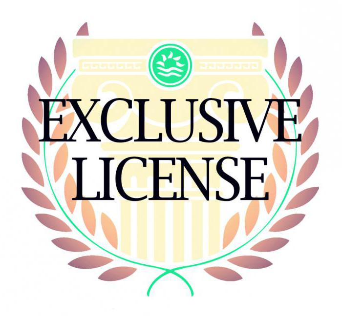 licence d'invention exclusive