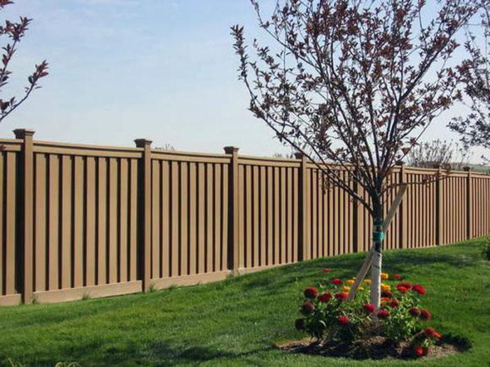 fence between sections general requirements