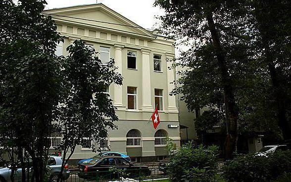 Schweizer Botschaft in Moskau