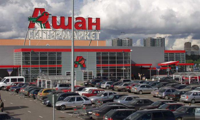 Auchan v moskevských obchodech