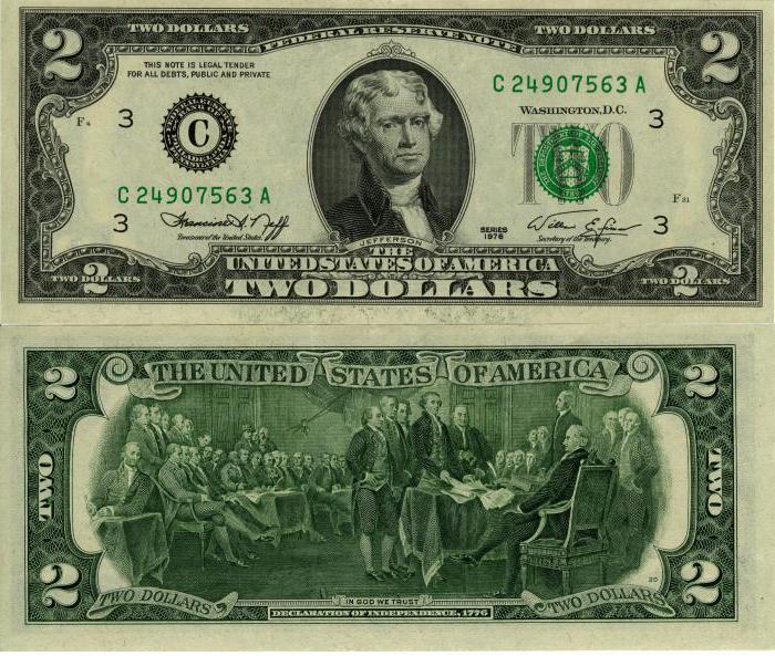 bankovka 1 nás dolar