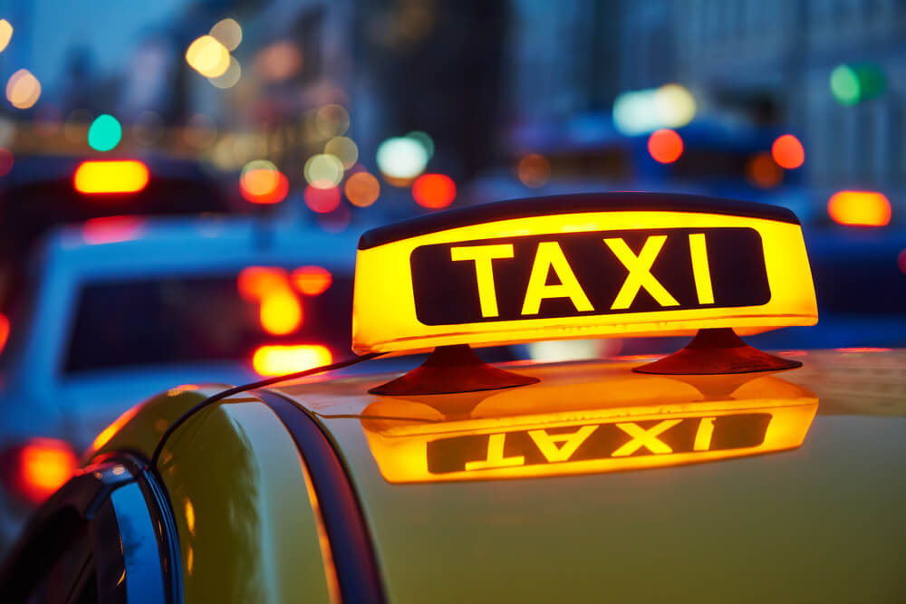 Straff för bristen på en färdbrev för en taxichaufför