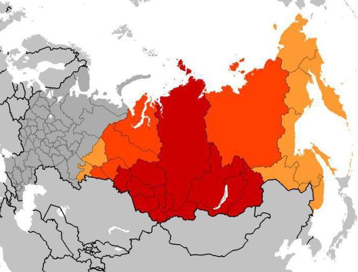 regions of siberia