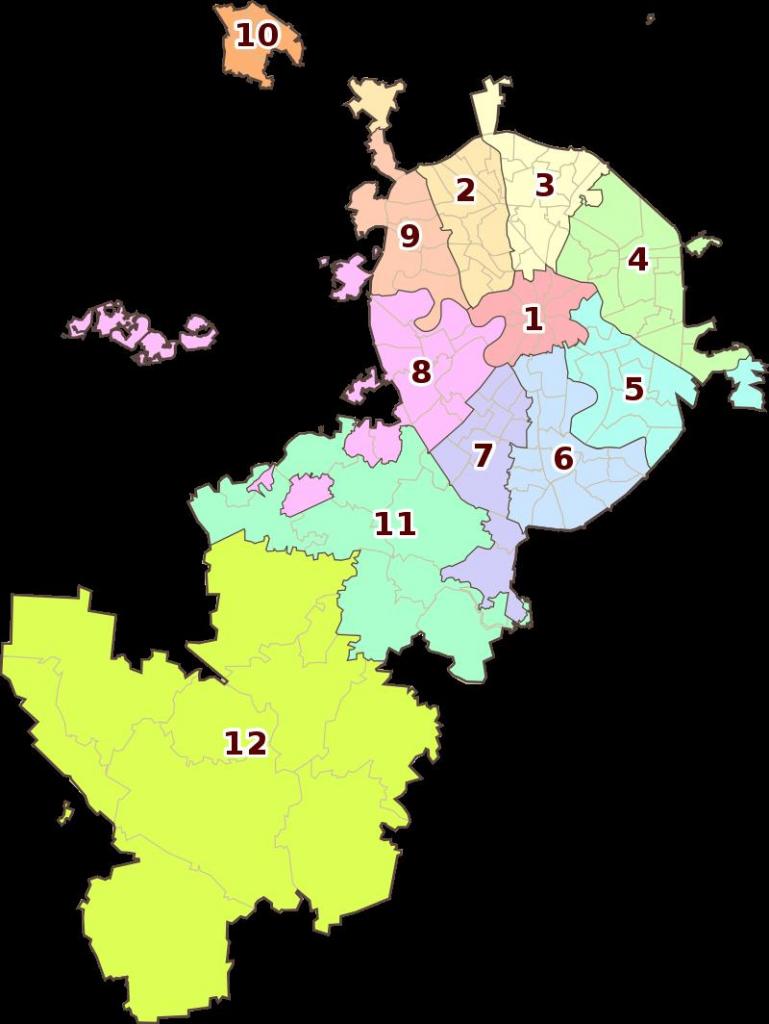 Moszkva közigazgatási felosztás régiók szerint