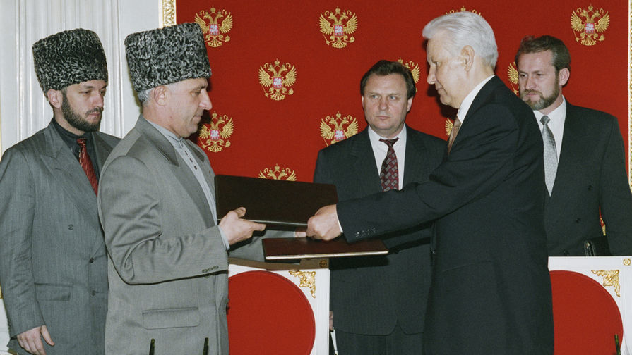 Megállapodás a Csecsenfölddel 1997-rel