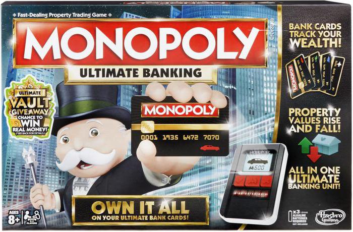 monopoly with bank cards