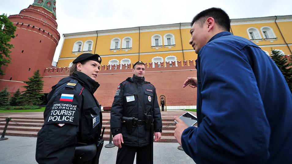 Police à Moscou