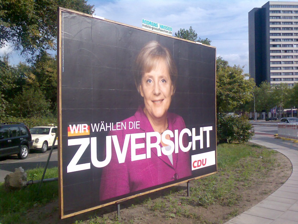 Straßenplakat