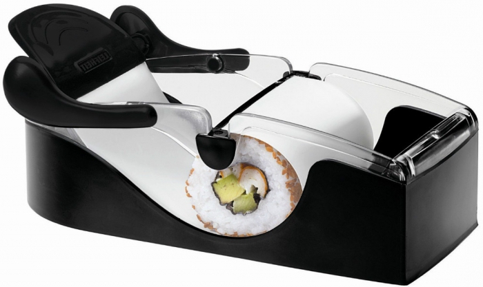 Device for making sushi and rolls