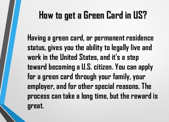 كيفية الحصول على البطاقة الخضراء الولايات المتحدة الأمريكية