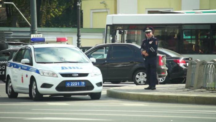 Strafe für das Fahren am Rande der Moskauer Ringstraße